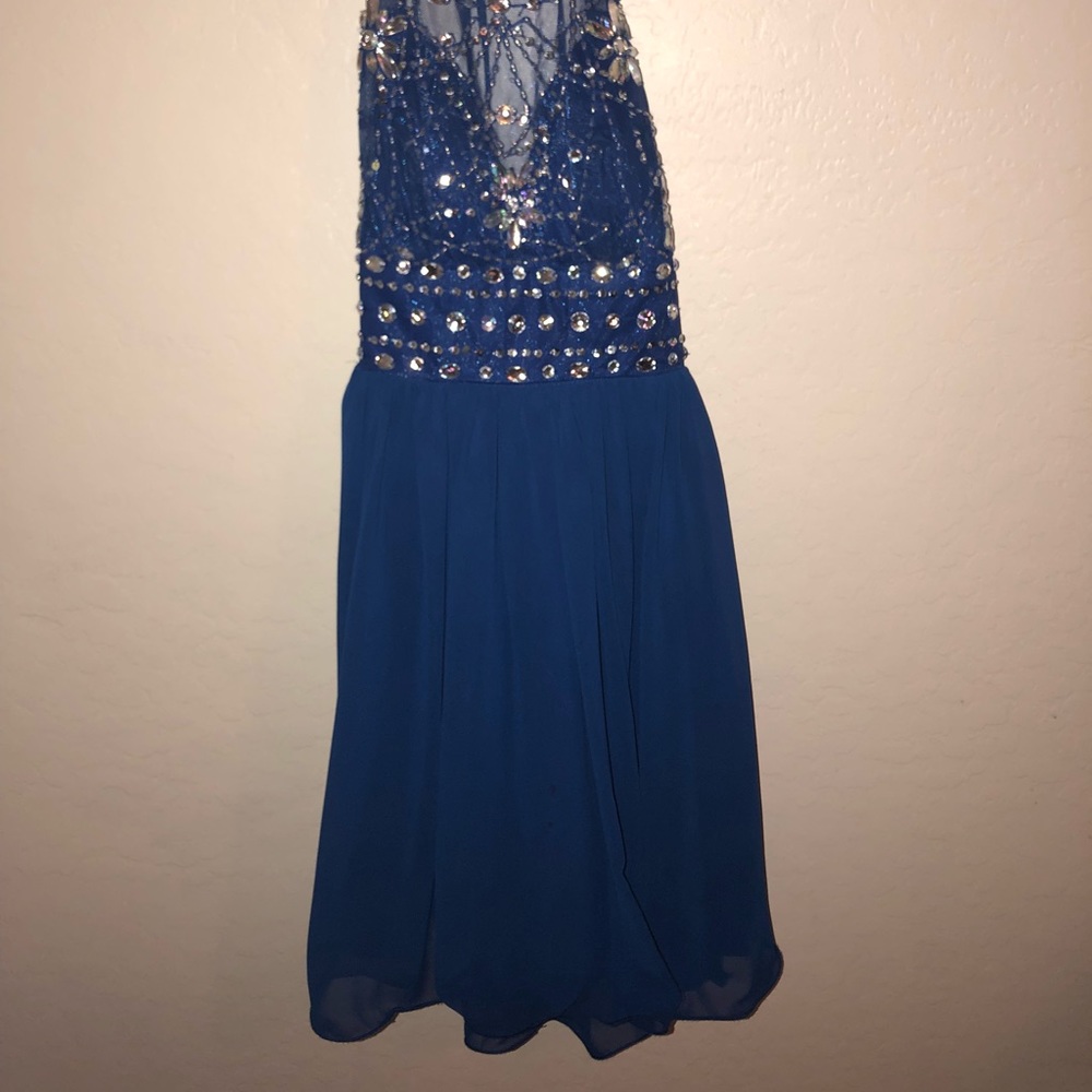 Royal blue formal dress
